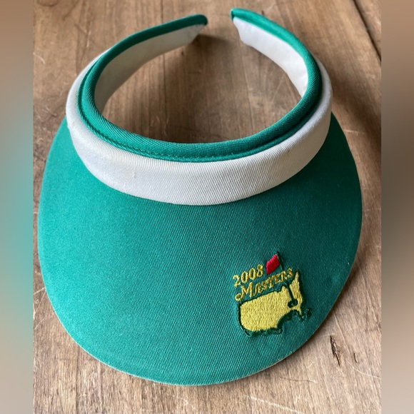 Masters Accessories - Women's 2008 Masters Golf Tournament Green & White Visor